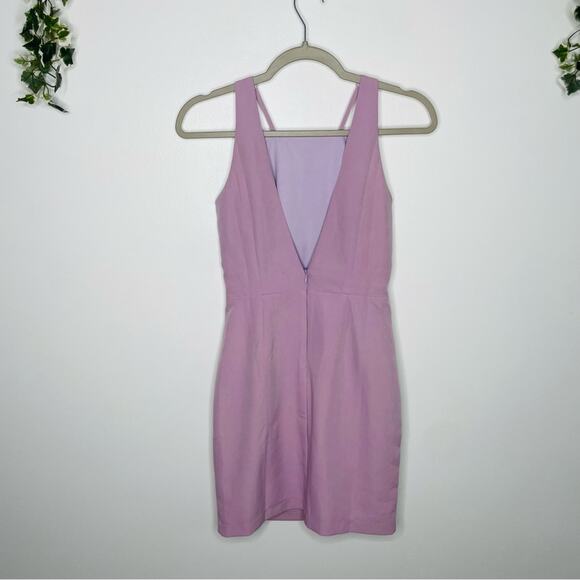 LULUS Love and Chic Lavender Sleeveless Bodycon Mini Dress Size XS NWT - Picture 3 of 7